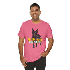 My Therapist Has A Wet Nose Personalized with your dog(s) image T-Shirt