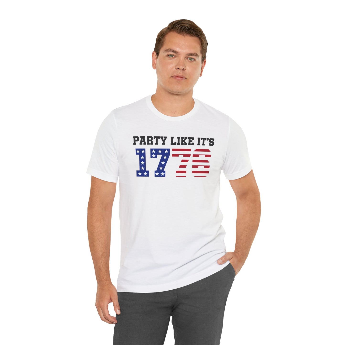 Party Like Its 1776, Graphic Unisex Jersey Short Sleeve Tee