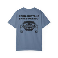 Ford Mustang Shelby GT500 Unisex T-Shirt - Classic Car Enthusiast Comfort Colors Garment Dyed Tee
