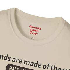 Leg Amputee Humor - Unisex Softstyle T-Shirt / Running a Marathon / One Leg Humor / Awards Medal / Funny Story / One Leg Warrior