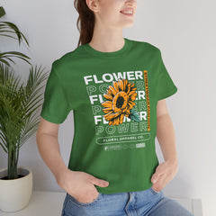 Flower Power Tee - Unisex Jersey Short Sleeve Tee