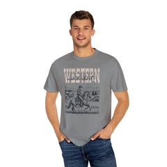 Vintage Style Cowboy Graphic Shirt - Stylish T Shirt
