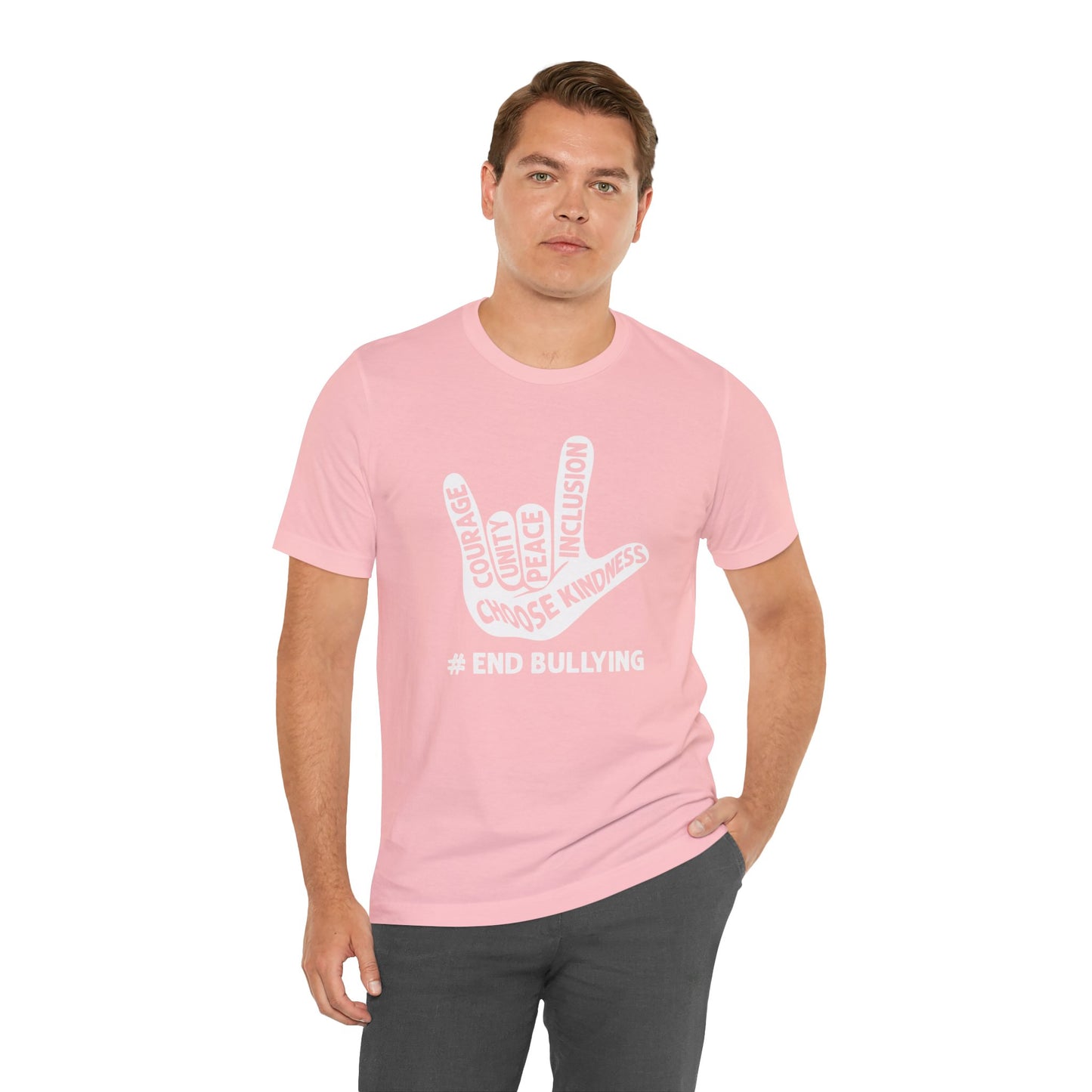 Anti Bullying, Choose Kindness  - Graphic Unisex Jersey Short Sleeve Tee