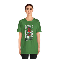 Positive Vibes Love Friendship Unisex Tee - LOVE FAKE FATE