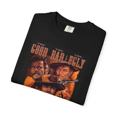 Vintage The Good The Bad And The Ugly Western Movie Poster Graphic T-Shirt
