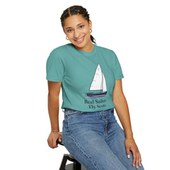 Hempstead Bay Sailing Club Graphic T-Shirt — "Real Sailors Fly Scots" Nautical Tee