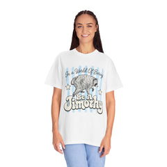 Be A Timothy T-Shirt — Retro Raccoon Graphic Tee ("In a World of Boring")