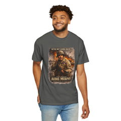 American Heroes Collection No 2 Graphic T-Shirt — “We're Not Going Back” Audie Murphy WWII