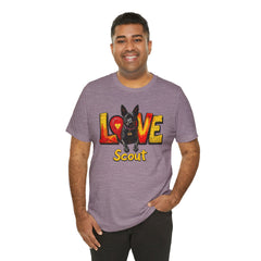 Personalized Love Your Dog T-Shirt — Designed with your dogs name and picture Graphic Tee