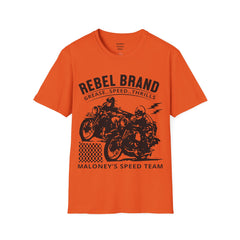 Rebel Brand Motorcycle Race Team Unisex Softstyle T-Shirt