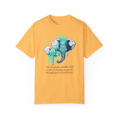 Elephants Graphic  Garment-Dyed T-shirt