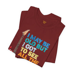Vintage Rock Band Tee - 'I May Be Old, But I Got to See All the Cool Bands'