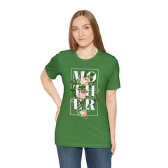 Floral Tee - Unisex Jersey Short Sleeve Tee - Mother In The Flowers, Positive Vibes