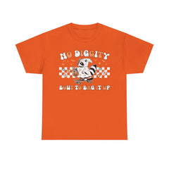 No Diggity Halloween Raccoon! Graphic Unisex Heavy Cotton Tee