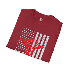 American Doctor - Unisex Softstyle T-Shirt | Doctor Awareness, Medical Wear, Gift For Him, Scrubs Lover, Hospital Staff Gift, Gift For Him