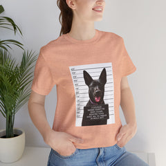 K9 Mugshot Personalized with your Dog T-Shirt