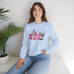 Woman's Love Coffee Valentine -  Unisex Heavy Blend™ Crewneck Sweatshirt