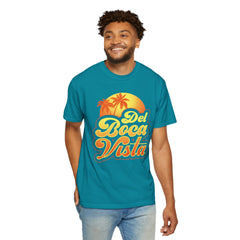 Del Boca Vista Graphic - Unisex Garment-Dyed T-shirt