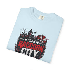 Raccoon City Graphic T-Shirt — "Welcome to Raccoon City" Horror Gamer Tee