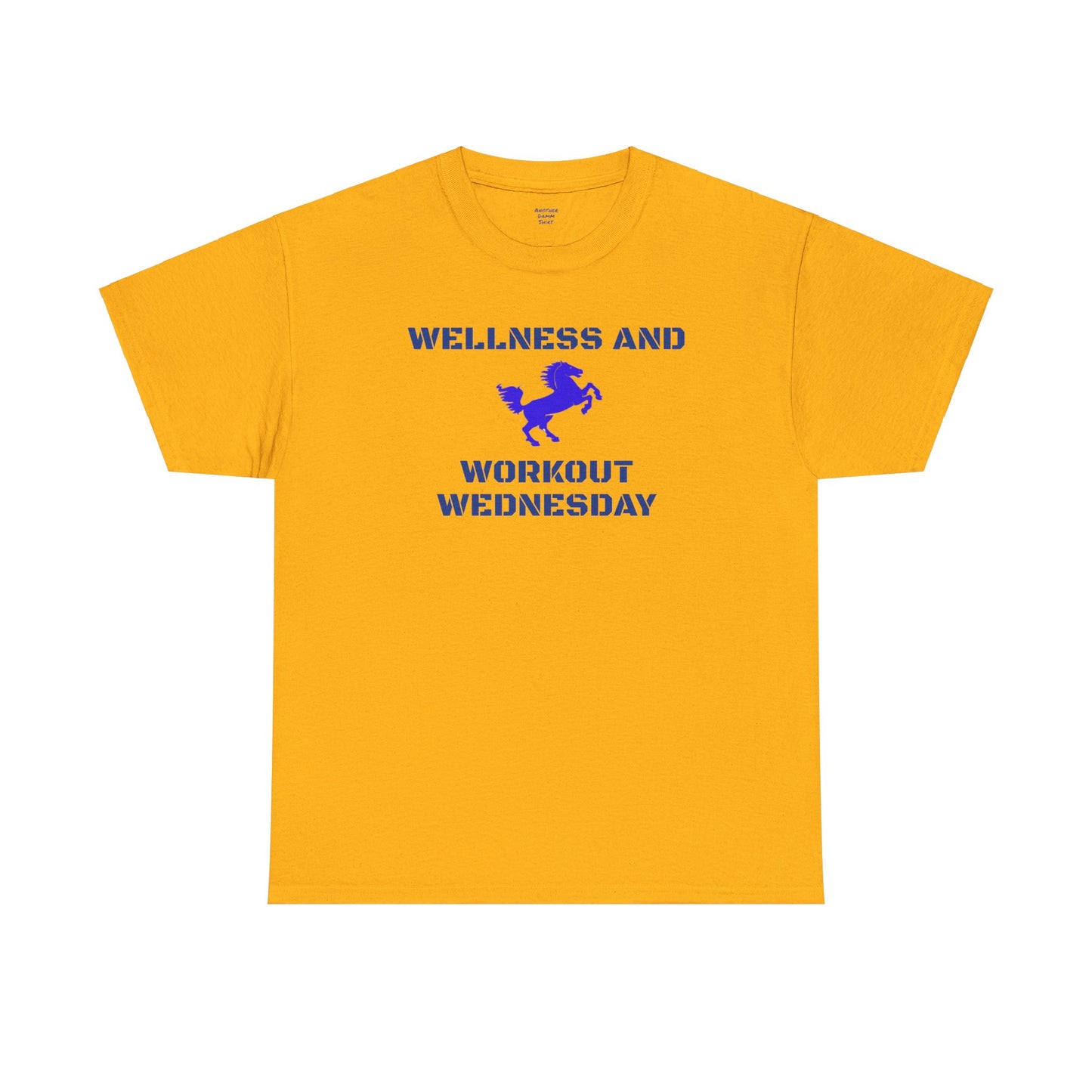 CHC Elementary School WELLNESS and WORKOUT WEDNESDAY - Unisex Heavy Cotton T-Shirt