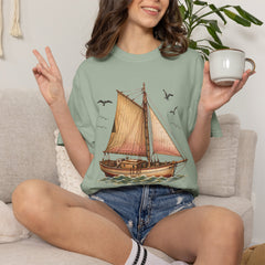 Sloop John B Sailboat T-Shirt — Vintage Nautical Tee