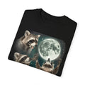 Three Raccoons and the Moon Vintage Style Graphic Tee