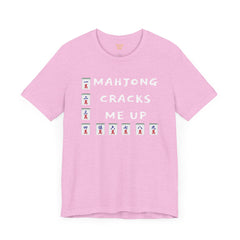 Funny Mahjong CRACK TShirt, unique mahjong gift, unisex soft Tee, gift for mahjong player, mahjong gift for her, Mahjong enthusiast present