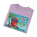 Keep Calm And Kidney On Graphic Unisex Garment-Dyed T-shirt