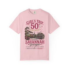 Savannah Girls' Trip 50th Birthday T-Shirt