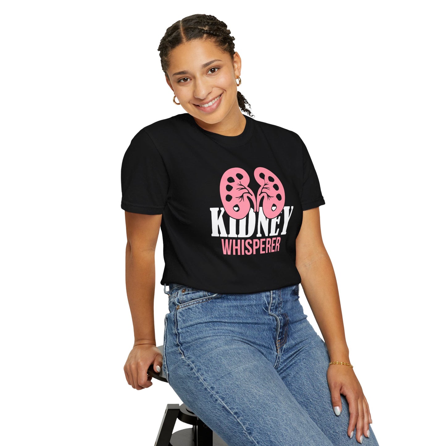 Kidney Whisperer Graphic Unisex Garment-Dyed T-shirt