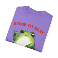 Vintage Style Frog , Born to slay -  Stylish Unisex T Shirt