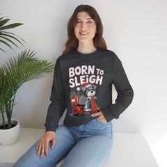 Born To Sleigh - Unisex Heavy Blend™ Crewneck Sweatshirt
