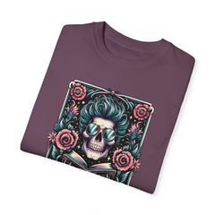 TAROT CARD WEED T Shirt, Vintage Style tee, Skeleton Reader Graphic Tee, Weed Lover, Smoke Cannabis tee, Relaxed Fit tee, Stoner Lifestyle