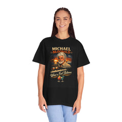 Vintage Tropical Singer Portrait T-Shirt — "What a Fool Believes" Graphic