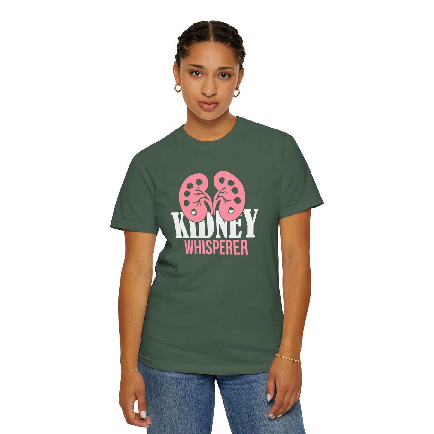 Kidney Whisperer Graphic Unisex Garment-Dyed T-shirt