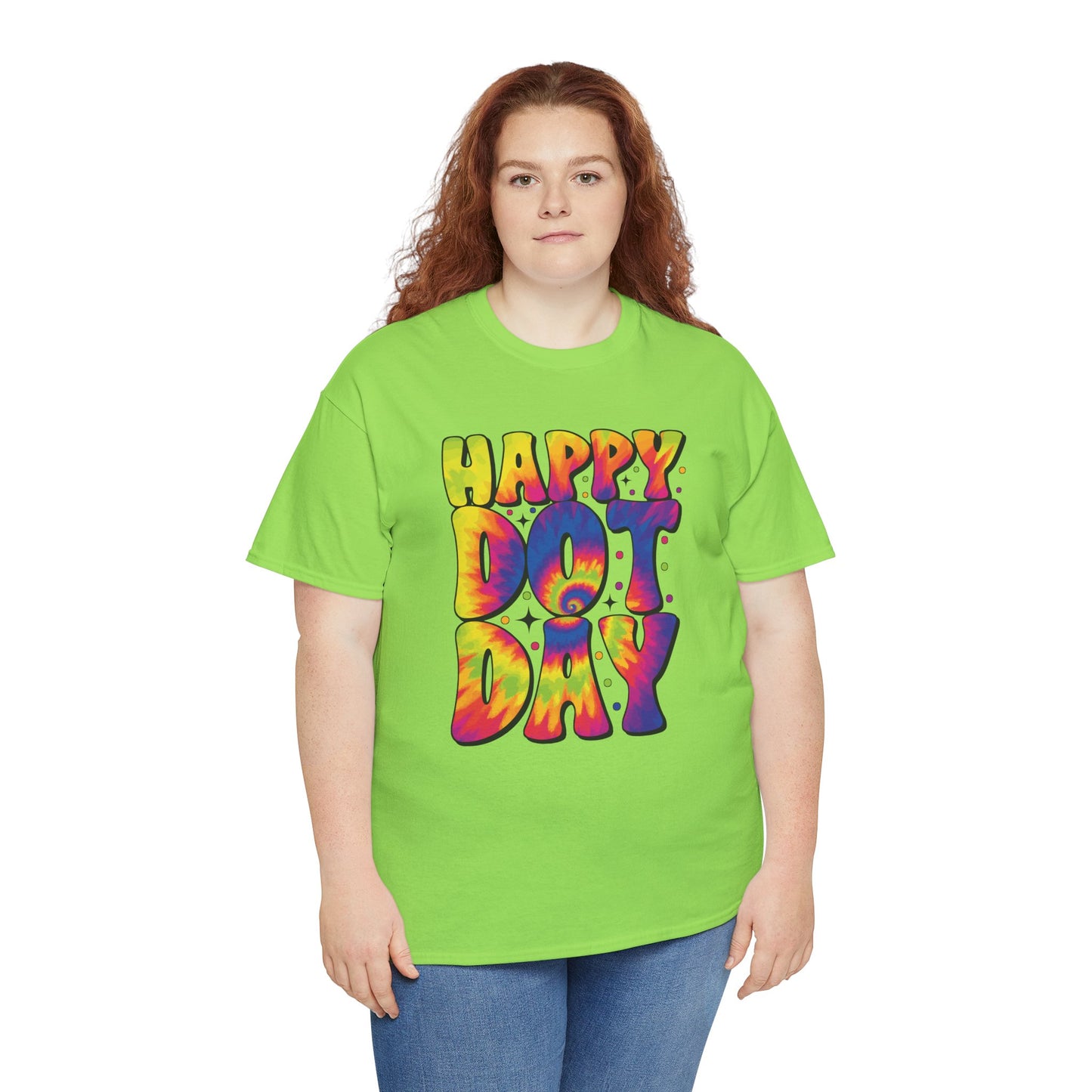 HAPPY DOT DAY - Graphic Unisex Heavy Cotton Tee