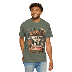 All Animals Are Pettable T-Shirt – Funny Animal Lover Wildlife Design