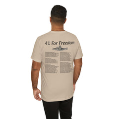 41 For Freedom FBM Fleet Ballistic Missile Submarine Unisex Jersey Short Sleeve Tee