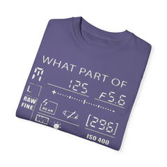 CAMERA DISPLAY, Graphic Unisex Garment-Dyed T-shirt