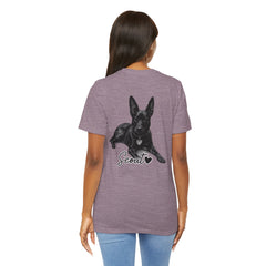Dog Mom T-Shirt — Personalized Your Dog Image  Tee (Custom Name)
