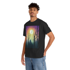 Serene Nature Graphic Tee, Aesthetic T-Shirt, Cozy Casual Wear, Gift for Nature Lovers, Perfect for Outdoor Adventures