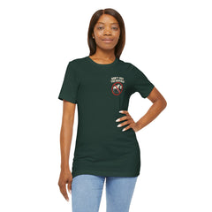 Montana Rules Tee - “3 Things You Don’t Do in Montana: Don’t Pet the Buffalo, Outdrink Canadians, Mess with Cowboy Music”
