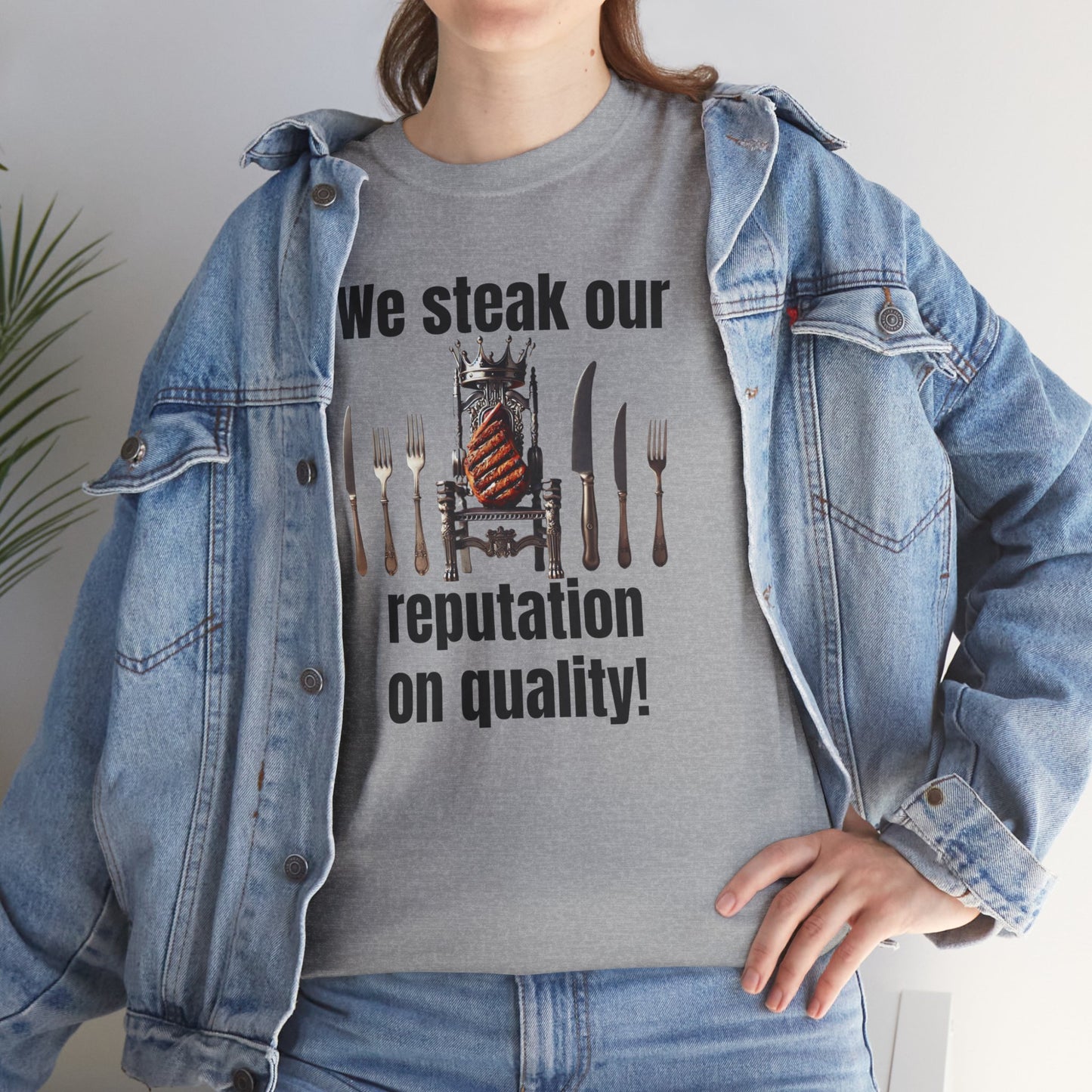 Butcher We steak our reputation on quality! - Unisex Tee