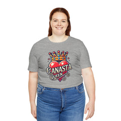 Canasta Queen Crown and Heart - Graphic Unisex Tee