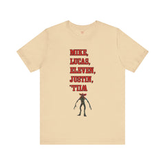 Unisex Jersey Tee - Retro Demogorgon Monster Design for Fans of Adventure & Fantasy