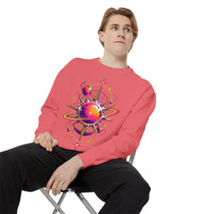 Cosmic Orbit Sweatshirt — Neon Planet Graphic Pullover