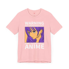 Funny Anime Talk Quote with Girl - Unisex Jersey Short Sleeve Tee
