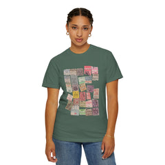 Classic Rock Concert Tickets  Garment-Dyed T-shirt