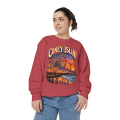 Brooklyn's Coney Island Sunset Sweatshirt - Comfort Colors Soft