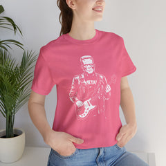 Franken Stein Metal Bass Guitarist - Unisex Jersey Short Sleeve Tee
